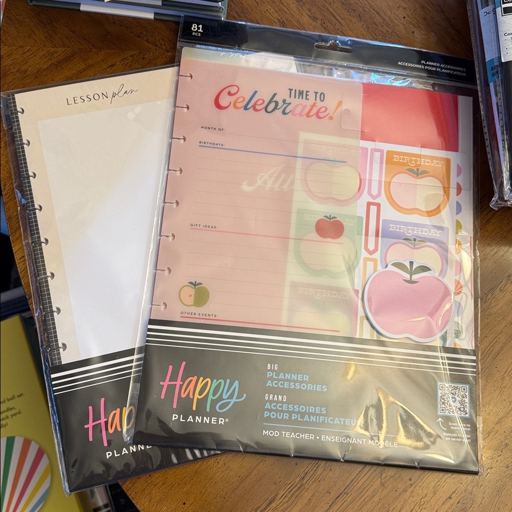 Happy Planner Lesson Plan Kit with Multicolor Dividers